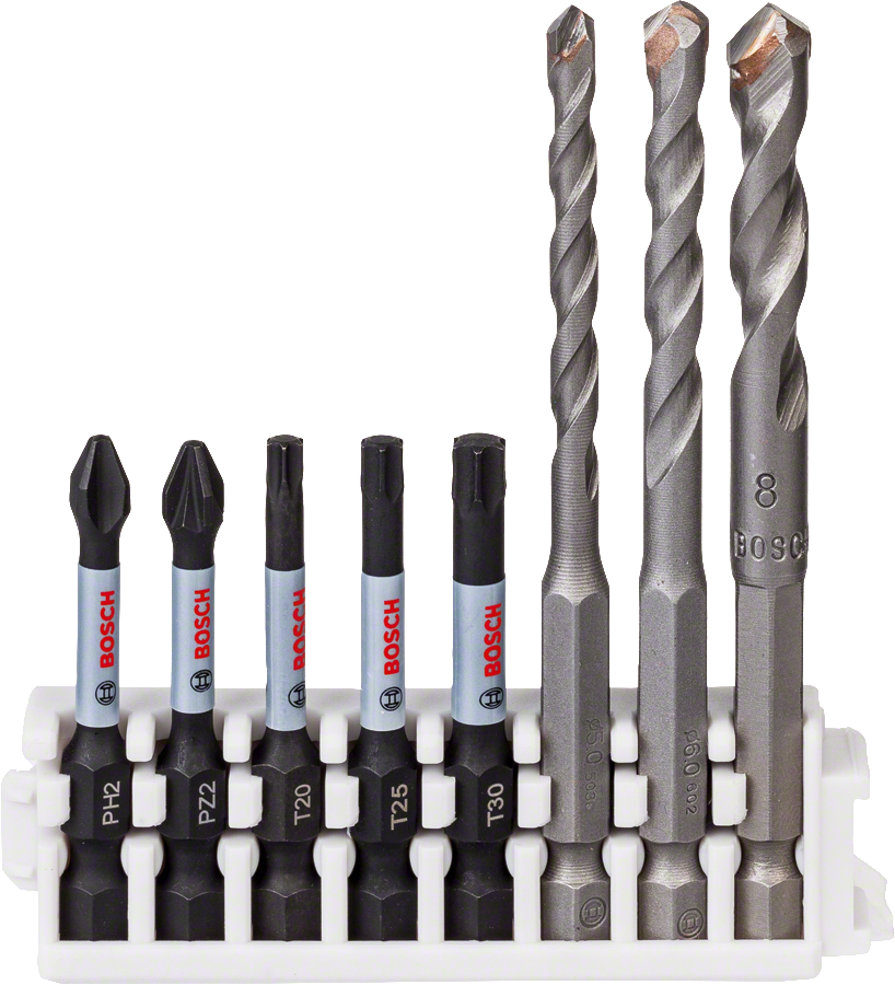 Bosch Hex-9 keramisk bore- og slagborsæt.
